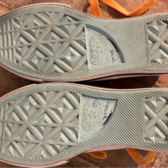 Converse Sneakers with Orange Laces - Picture 6 of 6